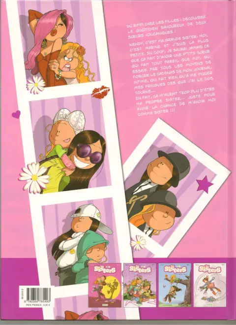Verso de l'album Les Sisters Tome 2 À la mode de chez nous