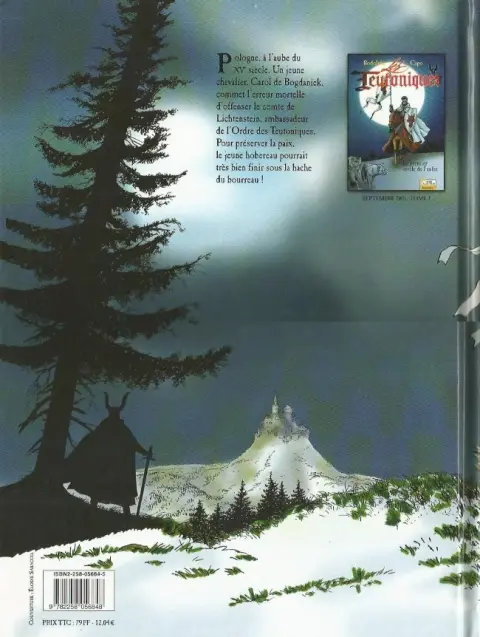 Verso de l'album Les Teutoniques Tome 1 Dans l'Ombre des Forêts Noires