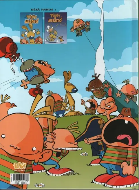 Verso de l'album Tony & Alberto Tome 1 Smegalberto