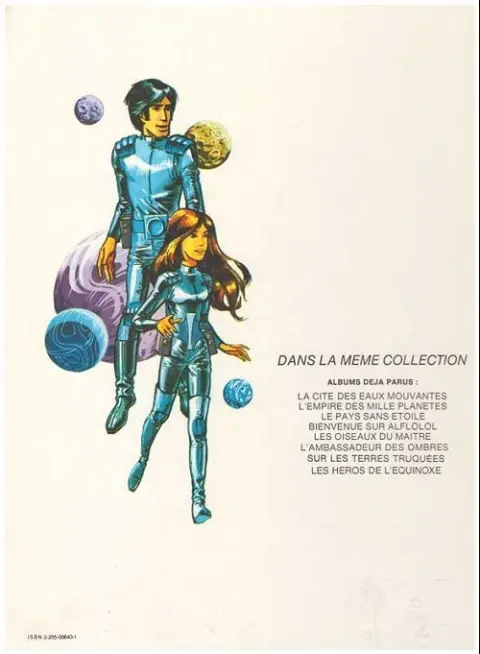 Verso de l'album Valérian Tome 4 Bienvenue sur Alflolol