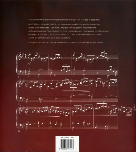 Verso de l'album Les Bidochon Un jour au concert avec les Bidochon
