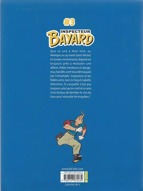 Verso de l'album Les Enquêtes de l'inspecteur Bayard Tome 3