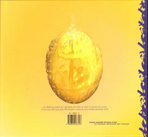Verso de l'album Les Filles de Soleil N° 10