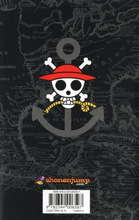 Verso de l'album One Piece Tome 74 Je serai toujours à tes côtés