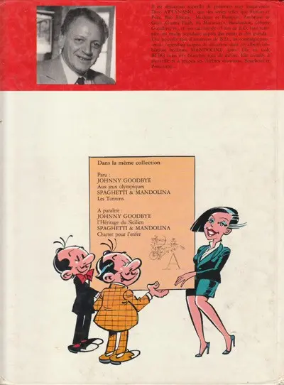 Verso de l'album Spaghetti Tome 20 Les tontons