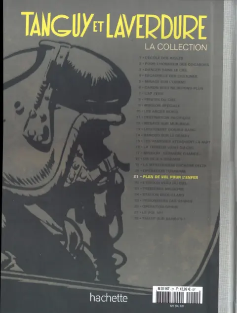Verso de l'album Tanguy et Laverdure - La Collection Tome 21 Plan de vol pour l'enfer