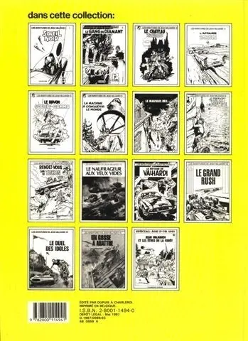 Verso de l'album Valhardi Tome 15 Jean Valhardi et les êtres de la forêt