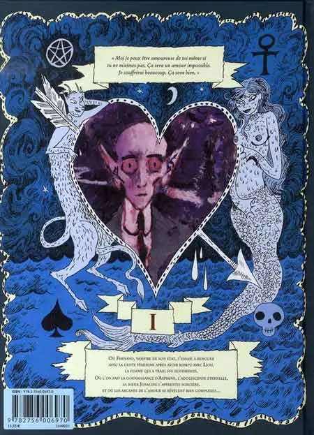 Verso de l'album Le Bestiaire amoureux Tome 1 Fernand le Vampire