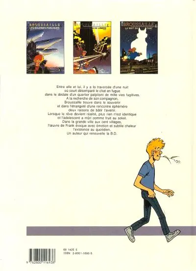 Verso de l'album Broussaille Tome 3 La nuit du chat