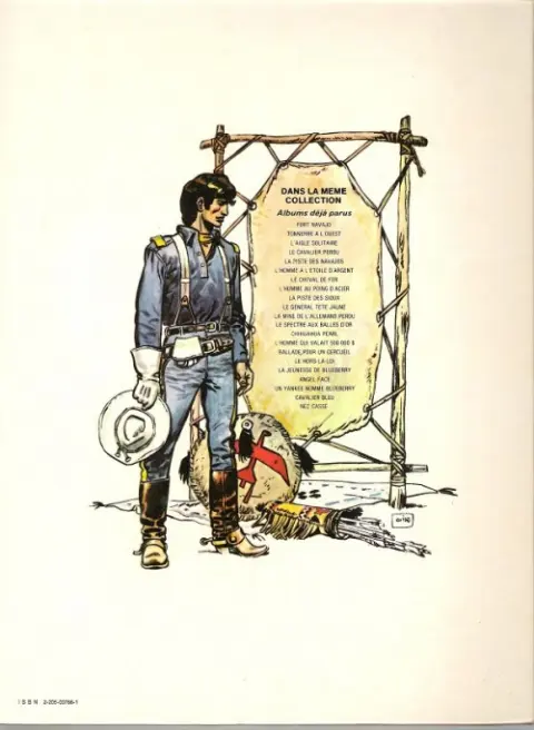 Verso de l'album Blueberry Tome 15 Ballade pour un cercueil