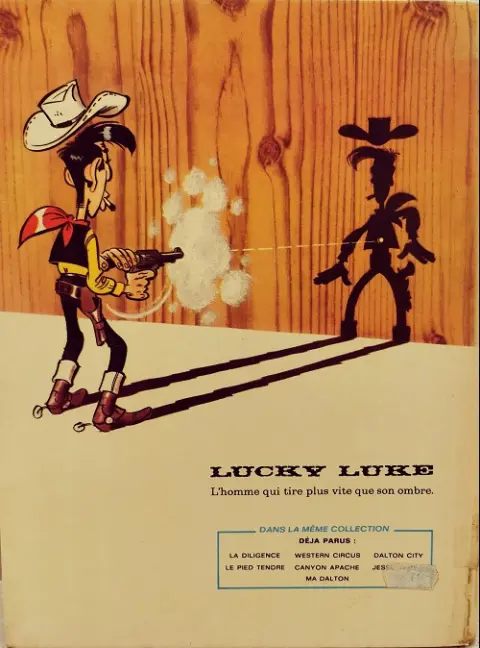 Verso de l'album Lucky Luke Tome 35 Jesse James