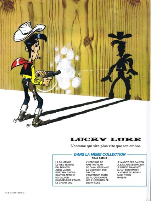 Verso de l'album Lucky Luke Tome 47 Le magot des Dalton