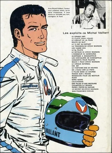 Verso de l'album Michel Vaillant Tome 22 Rush