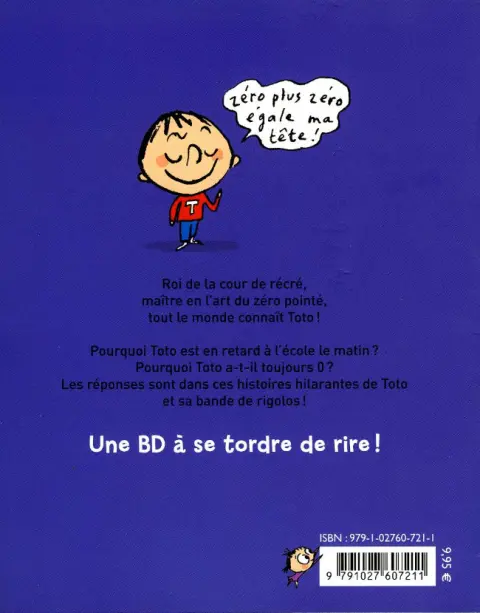 Verso de l'album Toto Tome 5 Zéro + zéro