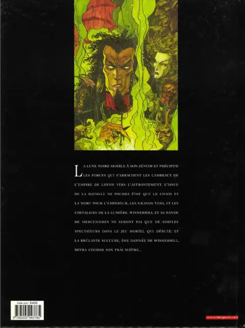 Verso de l'album Chroniques de la Lune Noire Tome 4 Quand sifflent les Serpents