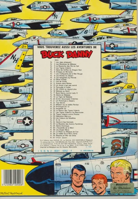 Verso de l'album Buck Danny Tome 15 NC-22654 ne répond plus