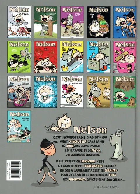 Verso de l'album Nelson Tome 11 Fléau sans frontière