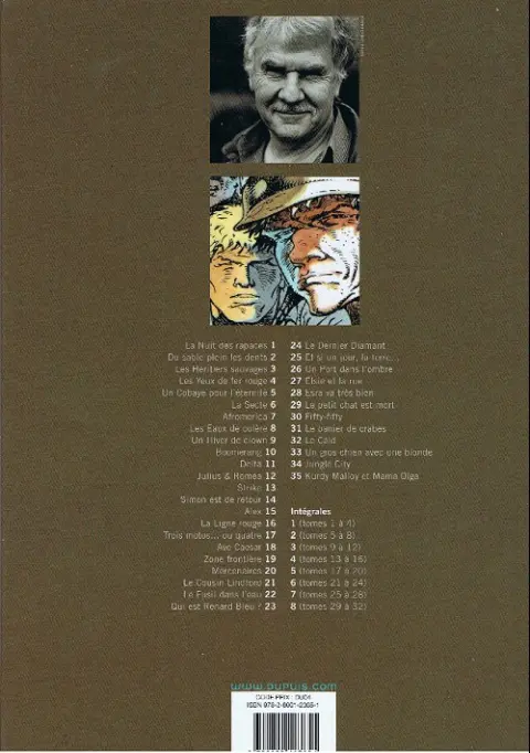Verso de l'album Jeremiah Tome 19 Zone frontière