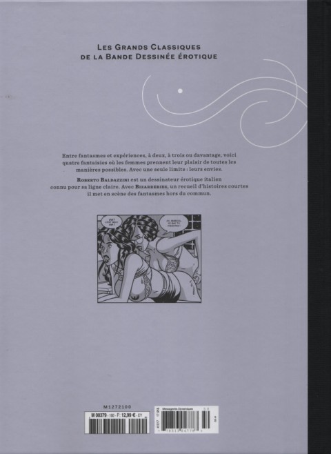 Verso de l'album Les Grands Classiques de la Bande Dessinée Érotique - La Collection Tome 100 Bizarreries - Tome 3