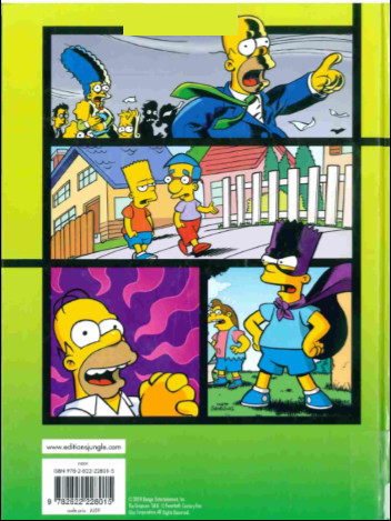 Verso de l'album Les simpson - Explosion Tome 2