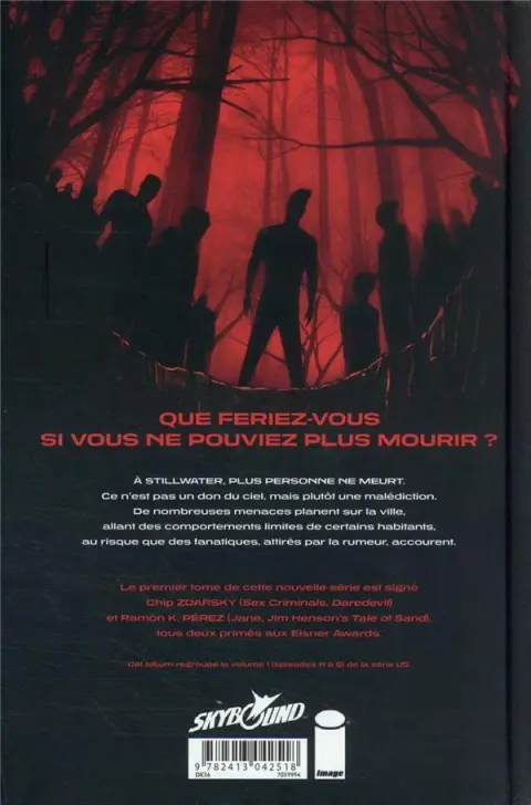 Verso de l'album Stillwater Tome 1