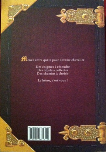Verso de l'album Chevaliers - Journal d'un héros Tome 1 Livre 1