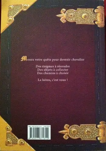 Verso de l'album Chevaliers - Journal d'un héros Livre 1