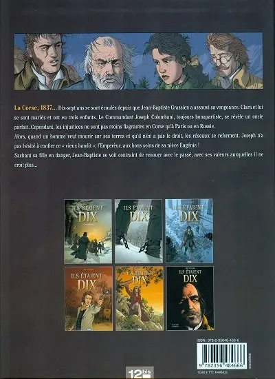 Verso de l'album Ils étaient dix Tome 6 Le vieil empereur