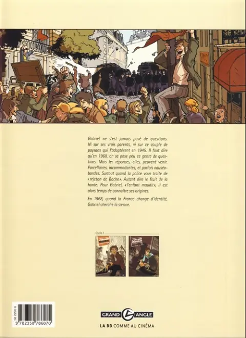 Verso de l'album L'Enfant maudit Tome 1 Les tondues