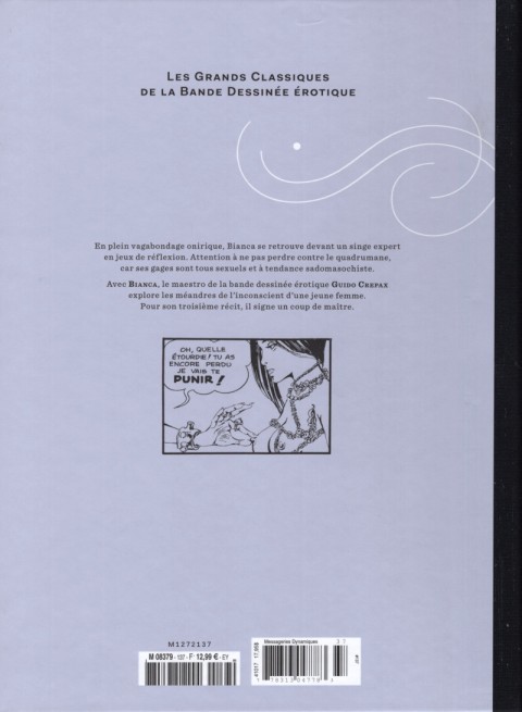 Verso de l'album Les Grands Classiques de la Bande Dessinée Érotique - La Collection Tome 137 Bianca - tome 2
