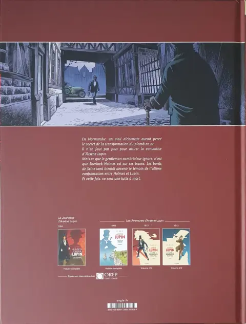 Verso de l'album Arsène Lupin 1 Arsène Lupin contre Sherlock Holmes - 1re Partie