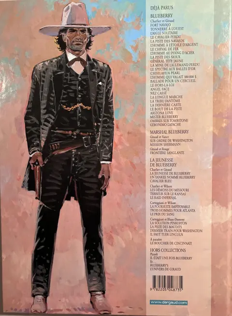 Verso de l'album Blueberry Tome 26 Géronimo l'Apache