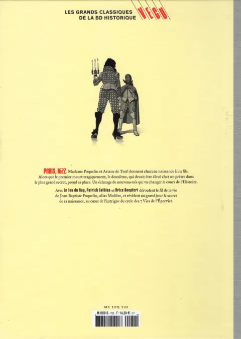 Verso de l'album Les grands Classiques de la BD Historique Vécu - La Collection Tome 133 Le fou du Roy - Tome I : Le Pavillon des singes