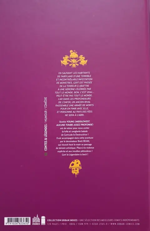 Verso de l'album Fluff Fairyland ! 4 C'est pas ma Gert !