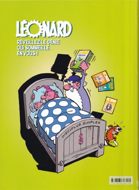 Verso de l'album Léonard Tome 2 Léonard est toujours un génie