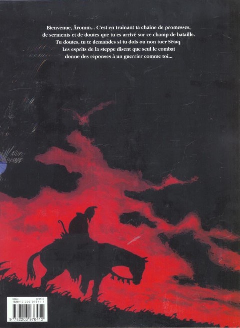 Verso de l'album Âromm