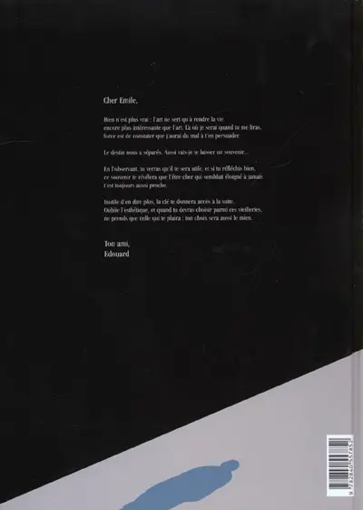 Verso de l'album Le Dessin