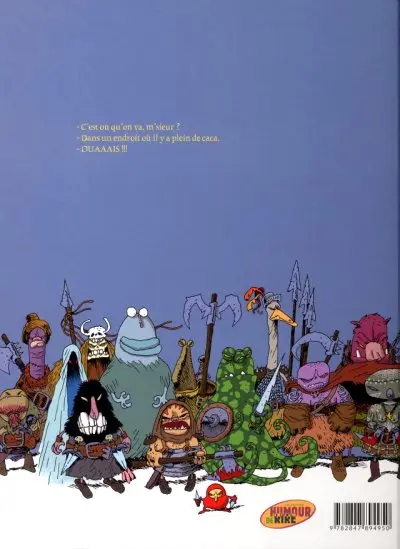 Verso de l'album Donjon Parade Tome 4 Des fleurs et des marmots