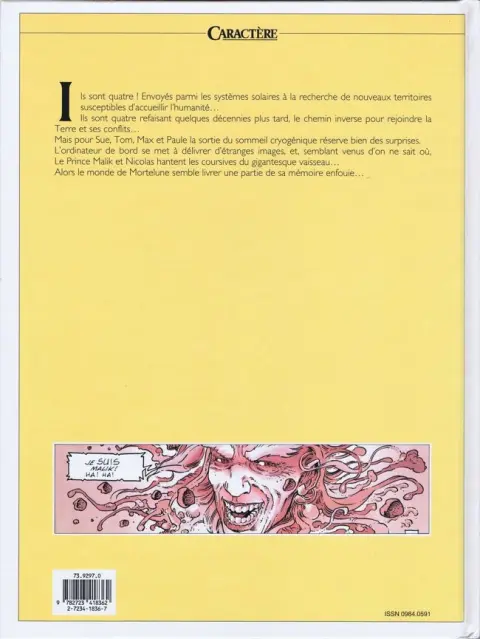 Verso de l'album Les eaux de Mortelune Tome 6 Le chiffre de la bête