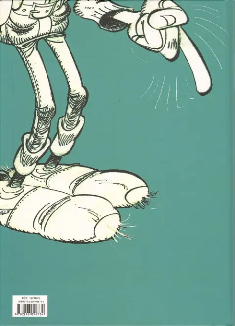 Verso de l'album Gaston Des gaffes et des chats