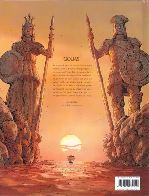 Verso de l'album Golias Tome 2 La Fleur du Souvenir