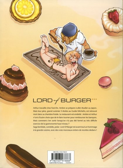Verso de l'album Lord of Burger Tome 1 Le clos des épices