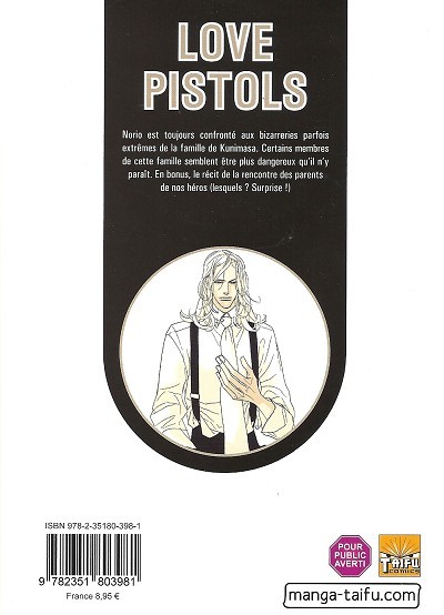 Verso de l'album Love Pistols 4