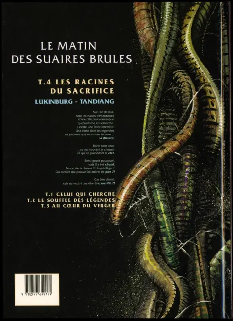 Verso de l'album Le Matin des suaires brûlés Tome 4 Les Racines du Sacrifice