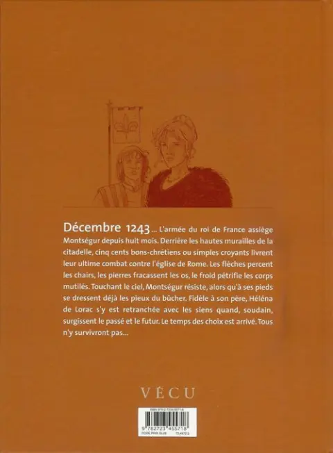 Verso de l'album Mémoire de Cendres Tome 10 Le bûcher