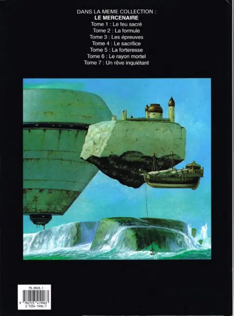 Verso de l'album Le Mercenaire Tome 7 Un rêve inquiétant