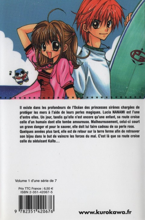 Verso de l'album Mermaid Melody - Pichi Pichi Pitch Tome 1