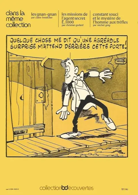 Verso de l'album Les Missions de l'agent secret É-1000