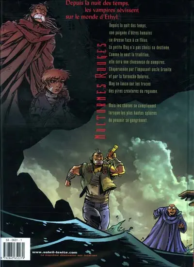 Verso de l'album Nocturnes rouges Tome 2 Zéphyr