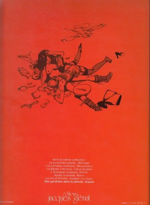 Verso de l'album Pantzie Des gondoles dans le pétrole